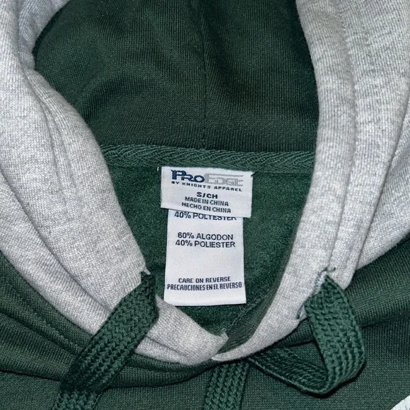 Pro Edge by Knights Apparel Michigan State University Spartan Hooded Sweatshirt - Picture 4 of 7